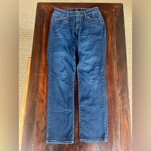 Nine West Jeans - Gramercy Curvy Straight Leg Women's Jeans in Dark Blue Size 4
